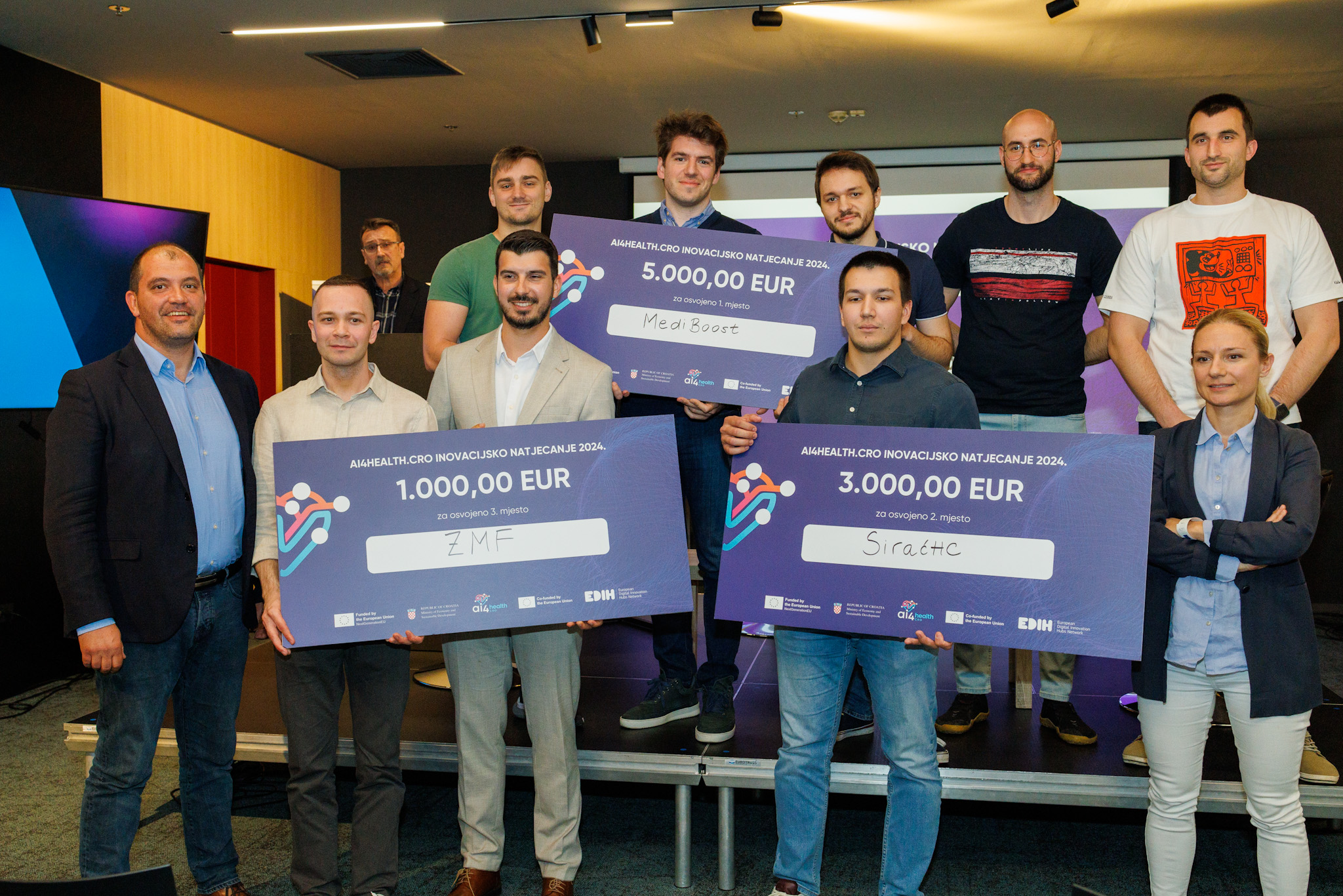 Tim MediBoost pobjednik je AI4Health.Cro inovacijskog natjecanja!