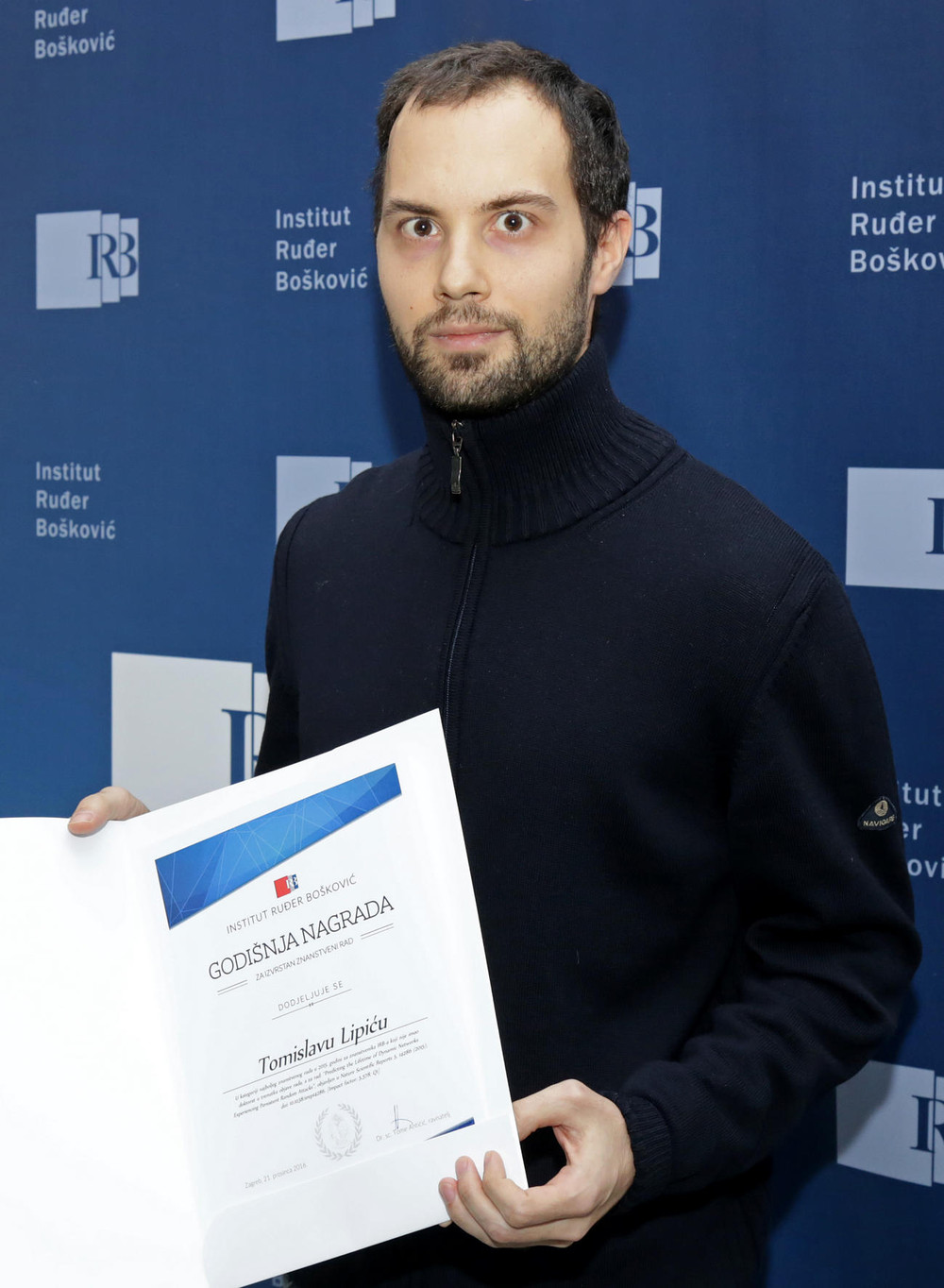 Tomislavu Lipiću dodjeljena Godišnja nagrada za znanstvenu izvrsnost