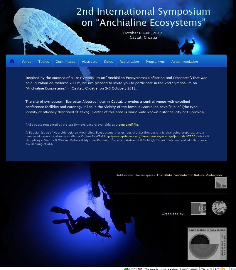 2nd Symposium on “Anchialine Ecosystems”