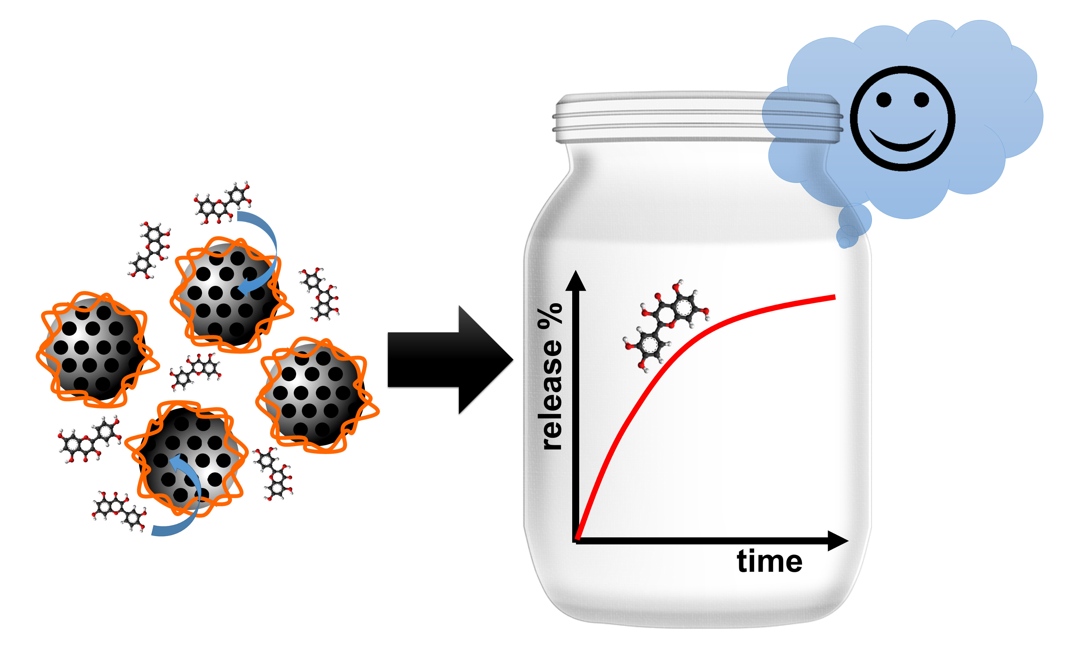 Biocompatible nanoparticles with enhanced therapeutic efficacy of flavonoids in food