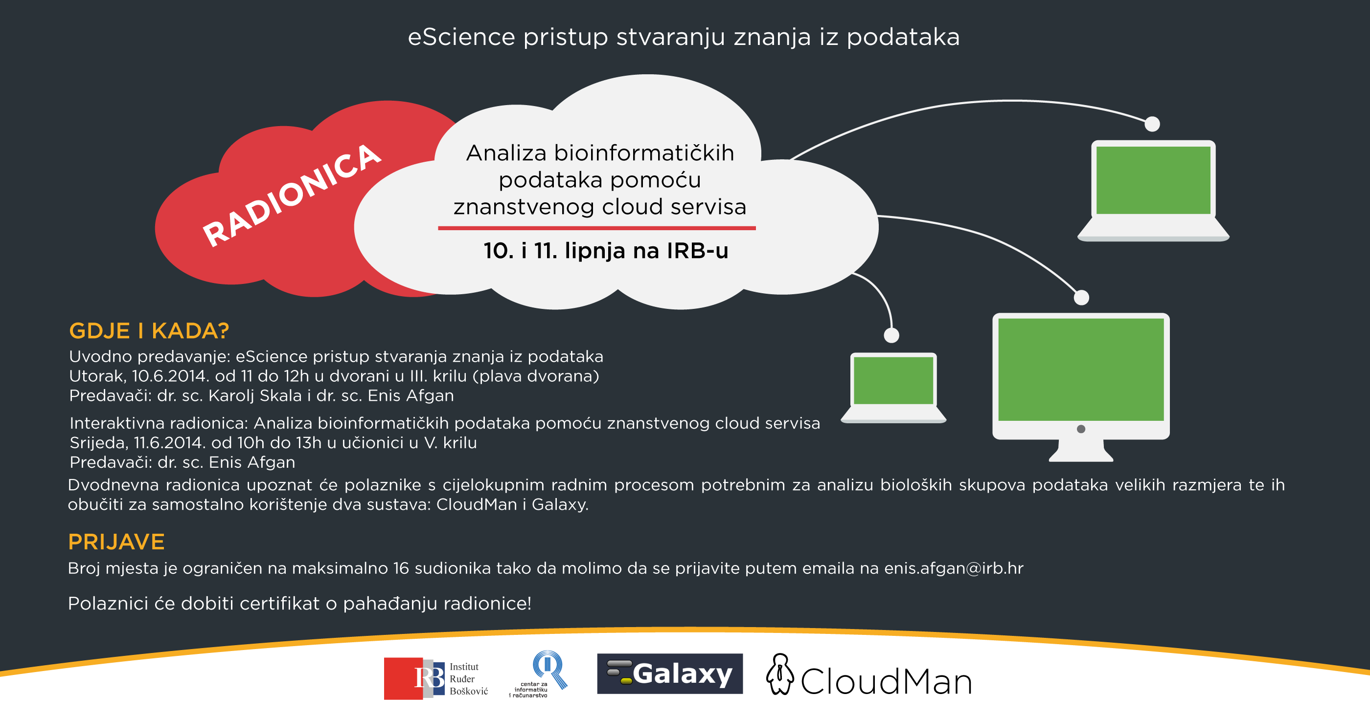 eScience pristup stvaranja znanja iz podataka