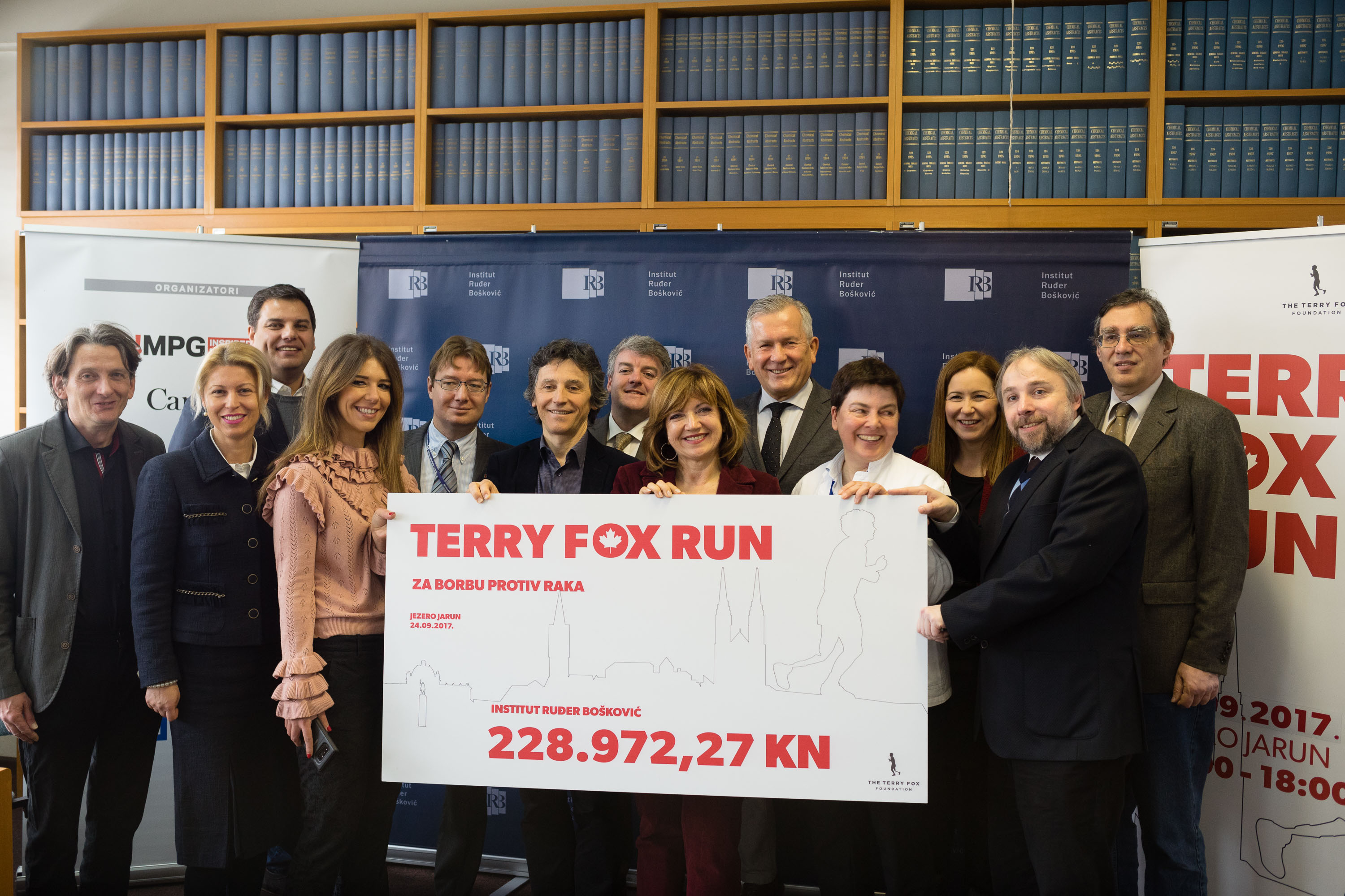 Humanitarnom akcijom Terry Fox Run prikupljeno gotovo 230 tisuća kuna za IRB