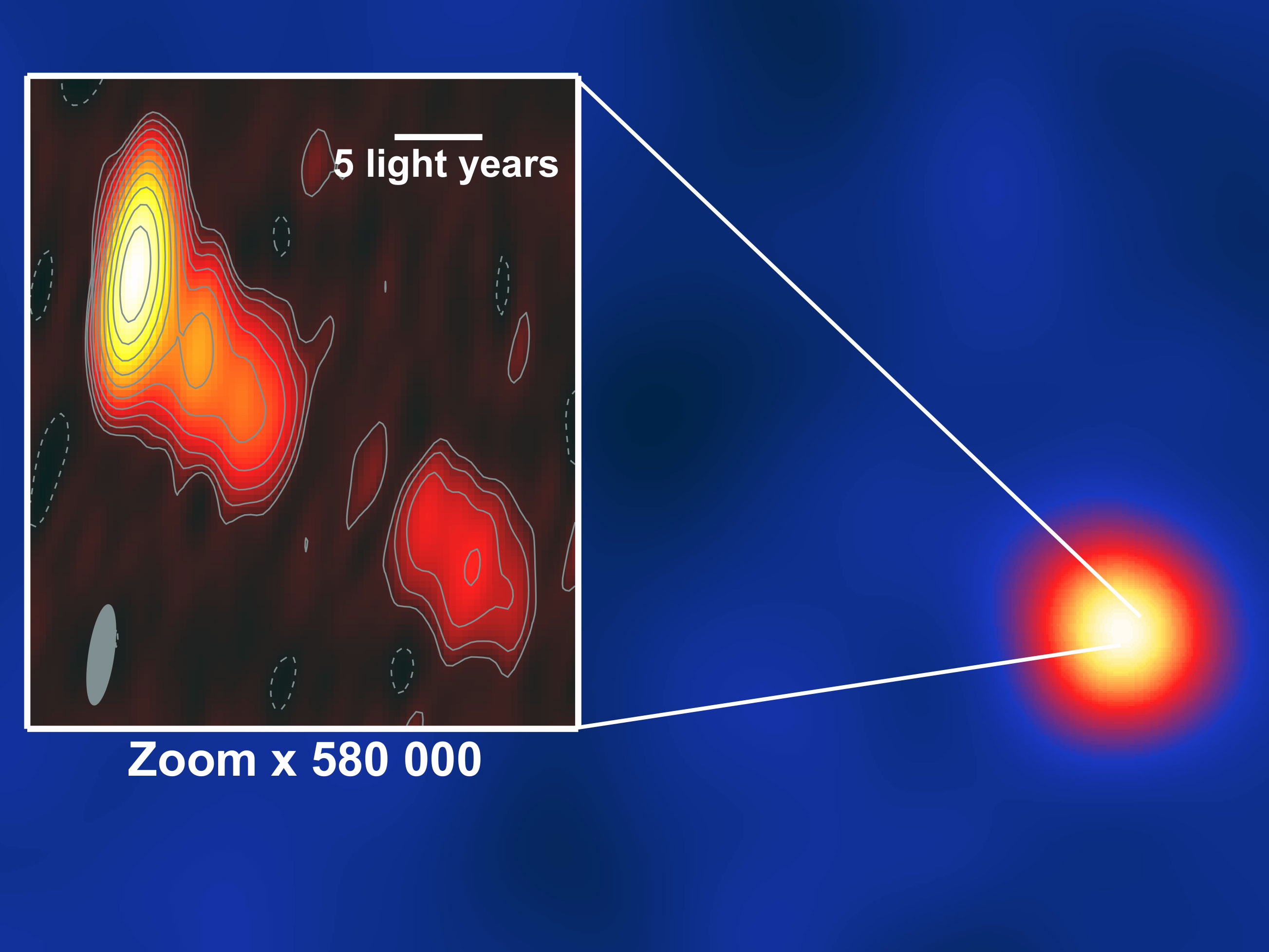 A Lightning Inferno at the Event Horizon