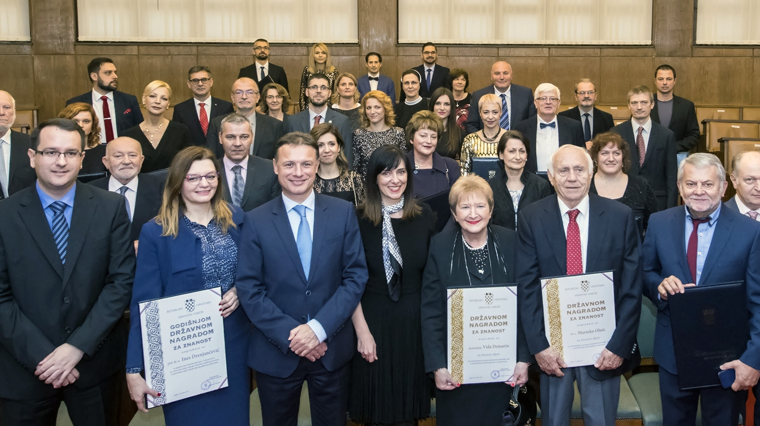 Znanstvenicima IRB-a uručene Državne nagrade za znanost