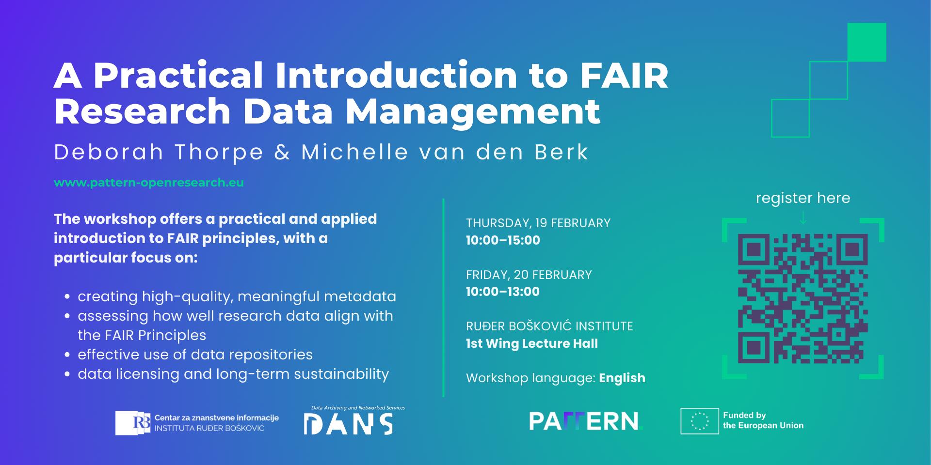 A Practical Introduction to FAIR Research Data Management