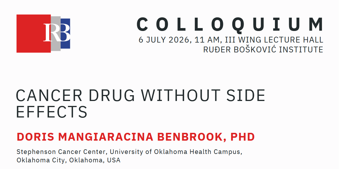 IRB kolokvij: "Cancer drug without side effects"