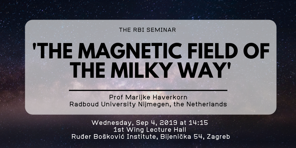 The RBI Seminar: 'The Magnetic Field of the Milky Way'