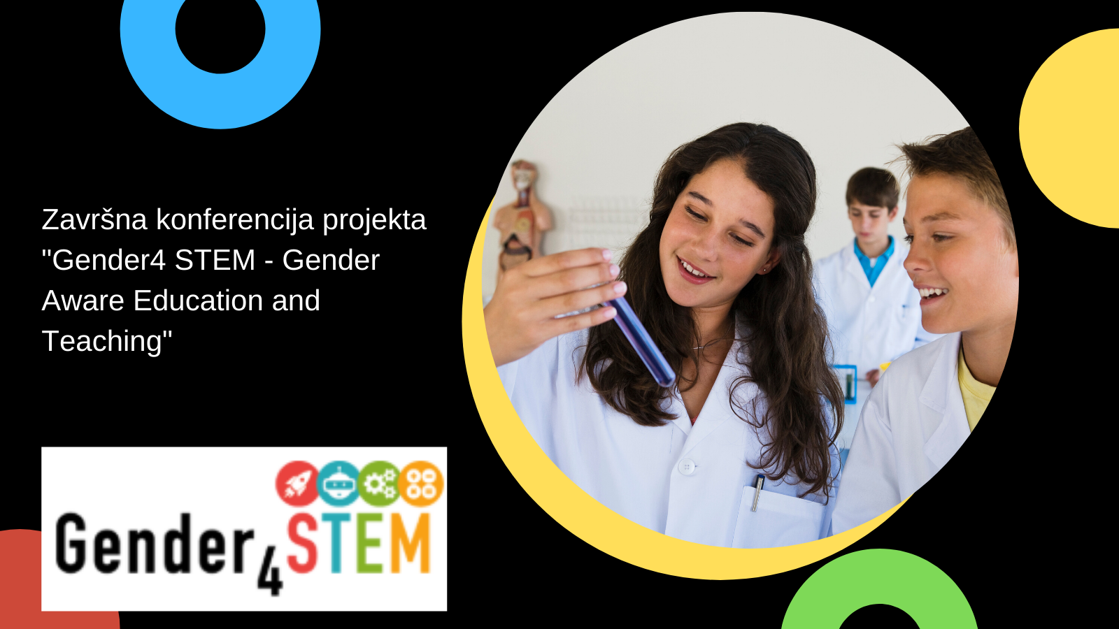 Završna konferencija projekta "Gender4 STEM - Gender Aware Education and Teaching"