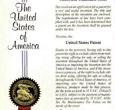 US Patent granted to group in the Department of Organic Chemistry and Biochemistry