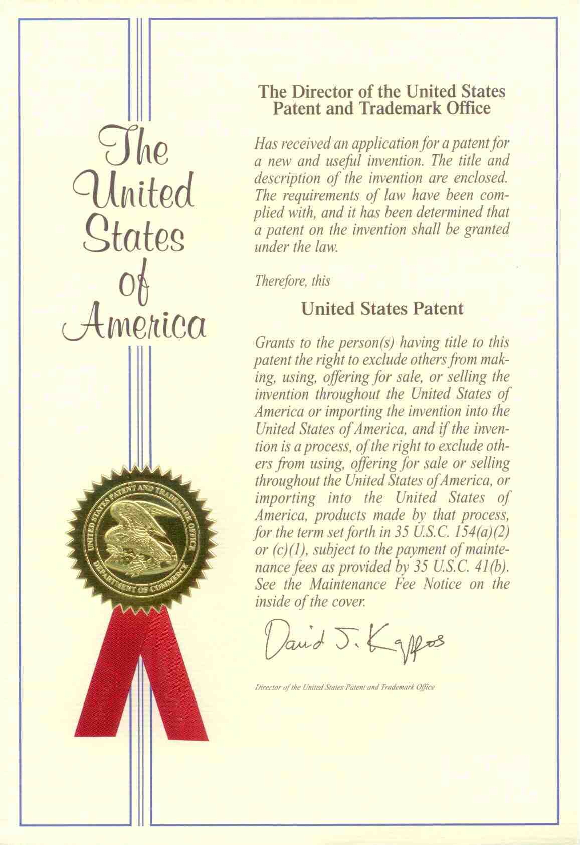 Izdan patent dr. Ivici Koprivi