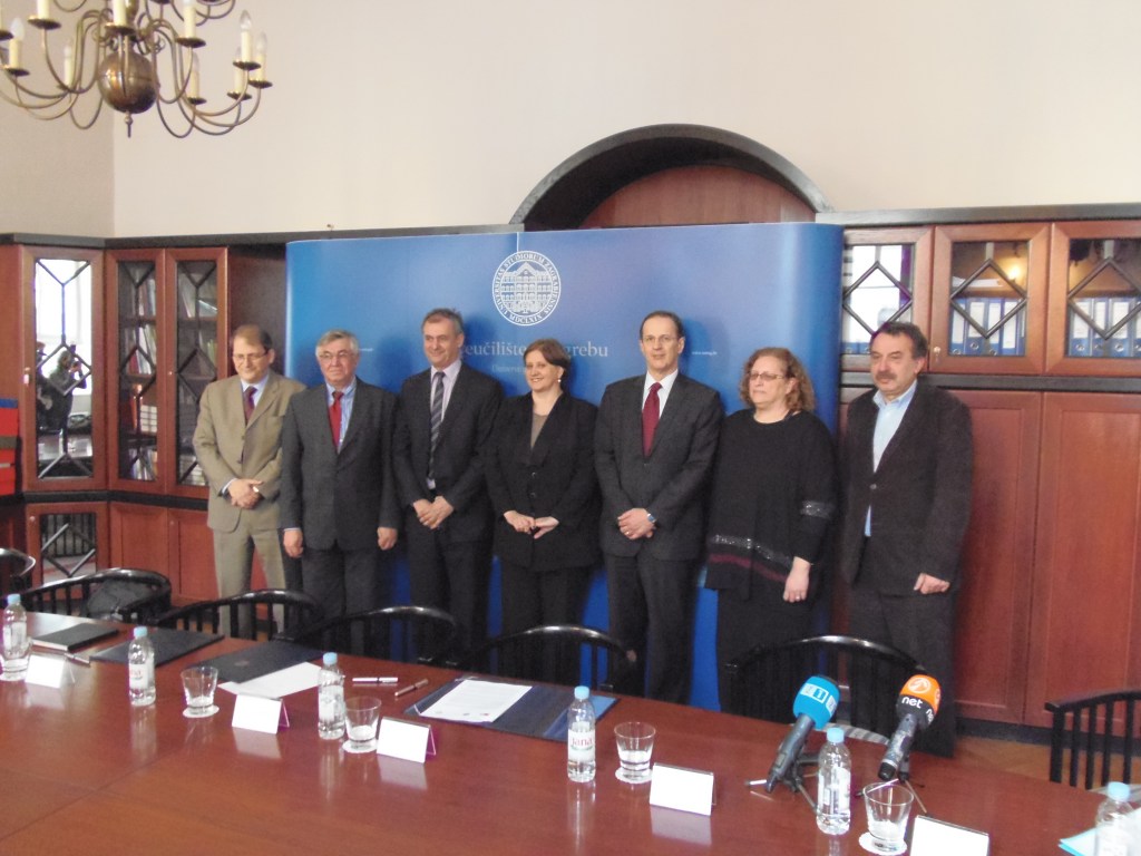 Public Signing of a Letter of Intent on the Construction and Establishment of a Croatian Center for Advanced Materials and Nanotechnology