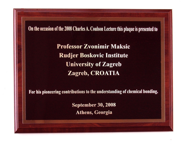 Prof. Maksić dobio priznanje za istraživački rad u kvantnoj kemiji