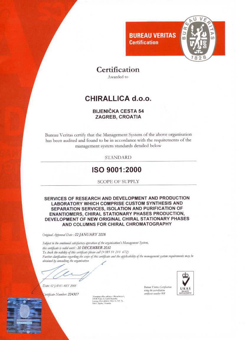 "Ruđerova" spin-off tvrtka dobila ISO certifikat