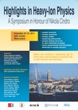 Symposium in Memory of Nikola Cindro