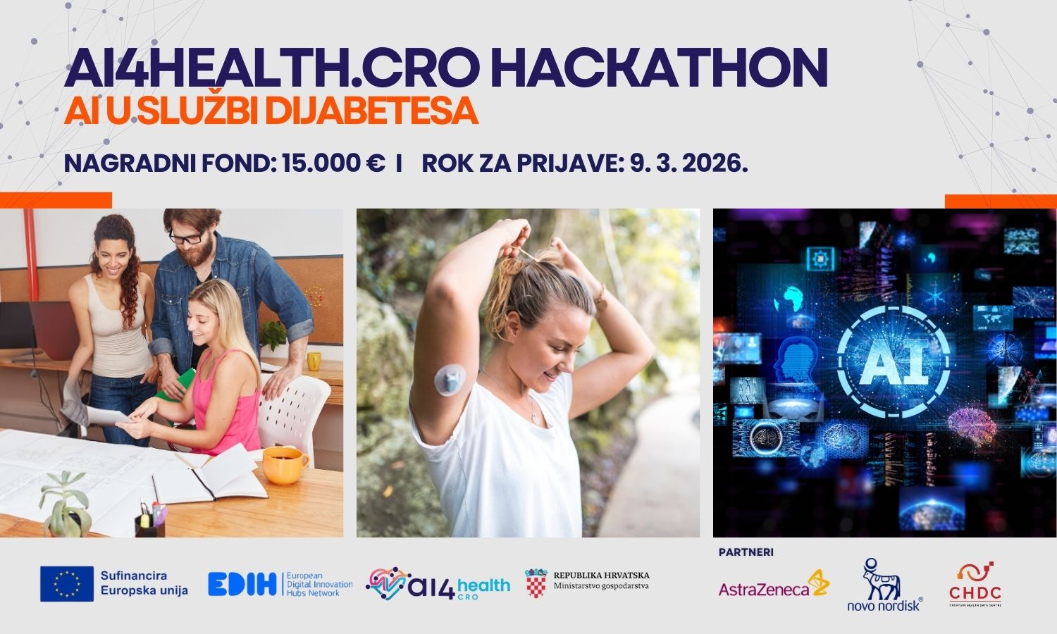 Centar AI4Health.Cro traži timove koji će riješiti jedan od najvećih problema u dijabetesu – pridržavanje terapije lijekovima