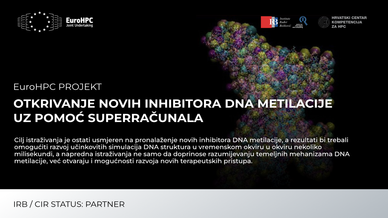 CIR u potrazi za novim inhibitorima DNA metilacije uz pomoć superračunala