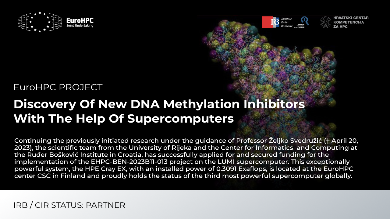 CIR in search for new DNA Methylation Inhibitors with the help of supercomputers