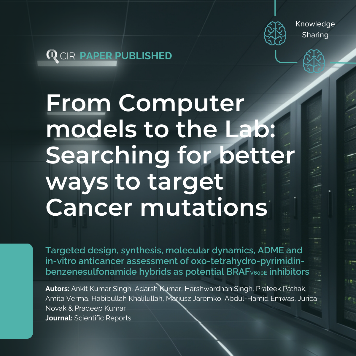 OBJAVLJEN ČLANAK - Od računalnih modela do laboratorija: Potraga za boljim načinima ciljanja mutacija raka