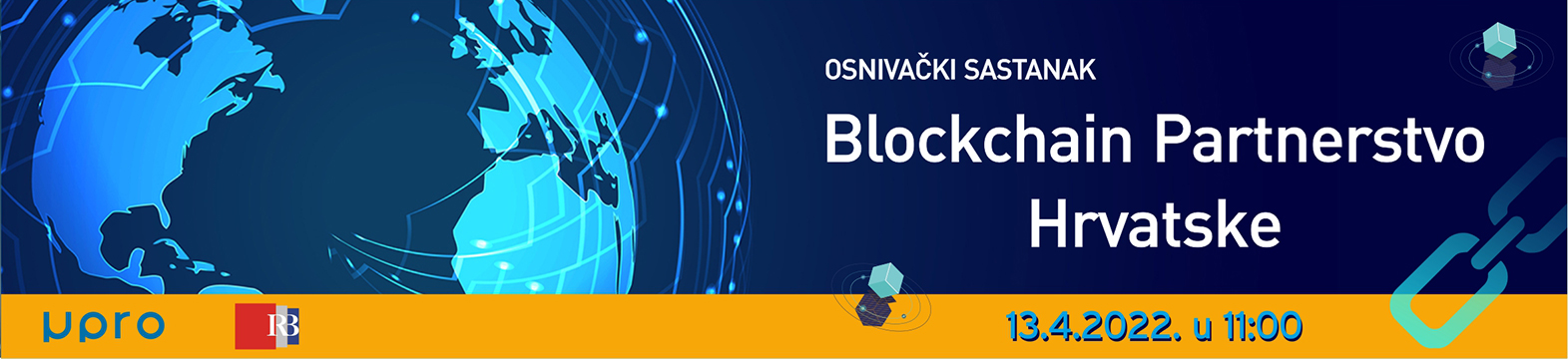 Otvorene prijave - Blockchain Partnerstvo Hrvatske  (BPH) - osnivački sastanak 13.4. u 11 sati