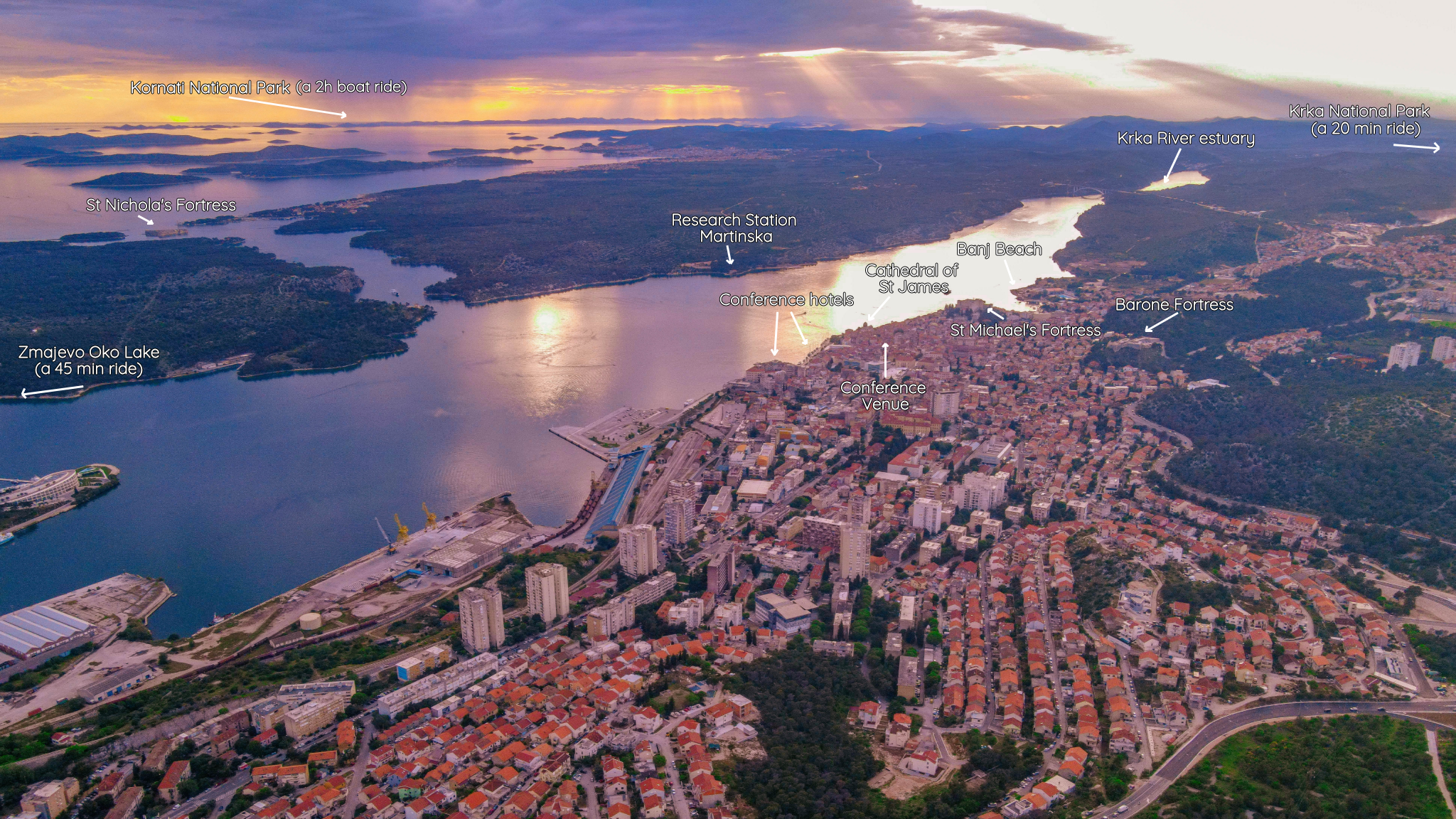 j. Šibenik, the pearl of the Adriatic coast